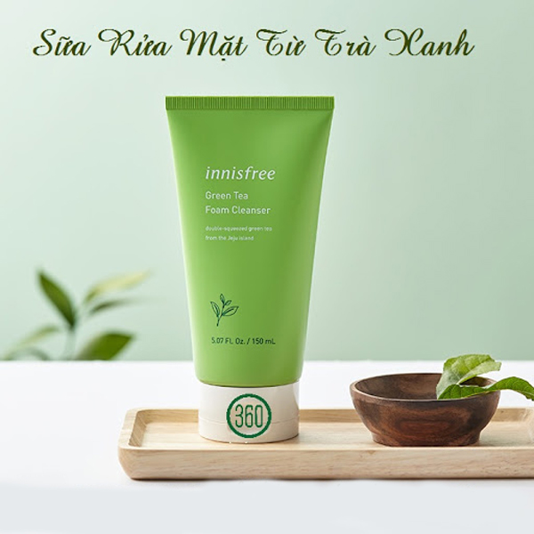 Sữa rửa mặt trà xanh