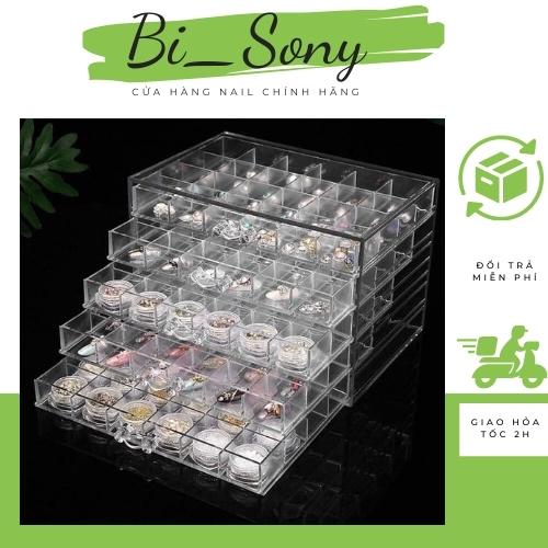 [hoả tốc 2h} khay/ hộp mica đựng đá 5 tầng chắc chắn.
