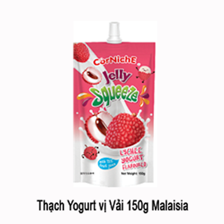 Thạch sữa chua nhập khẩu vị vải 150g hiệu corniche