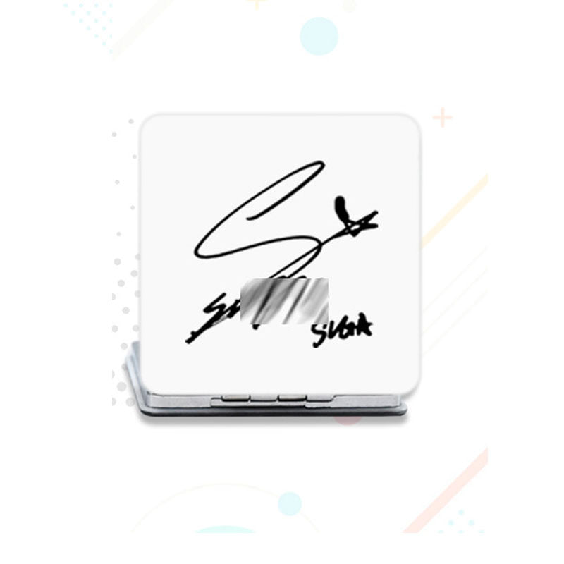 Gương cầm tay Suga BTS hình vuông