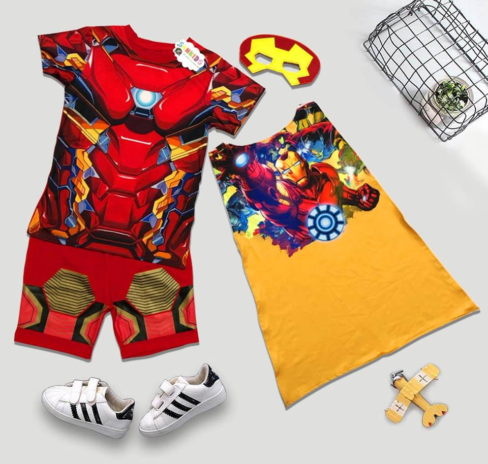 Bộ quần áo Spiderman - mh355