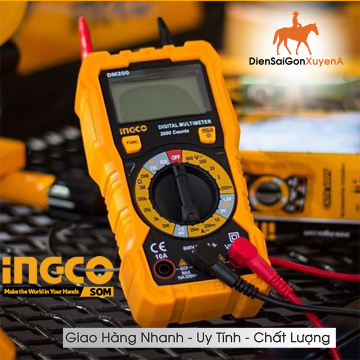 Đồng Hồ Vạn Năng CATII 600V Digital Multimeter TMT46001 DM200 - Điện Sài Gòn Xuyên Á