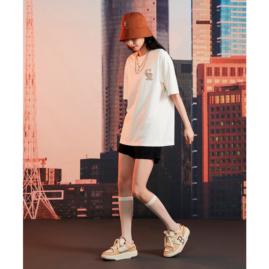 Giày Sneaker MLB Chunky Liner Low Boston Red Sox Beige (Full box)