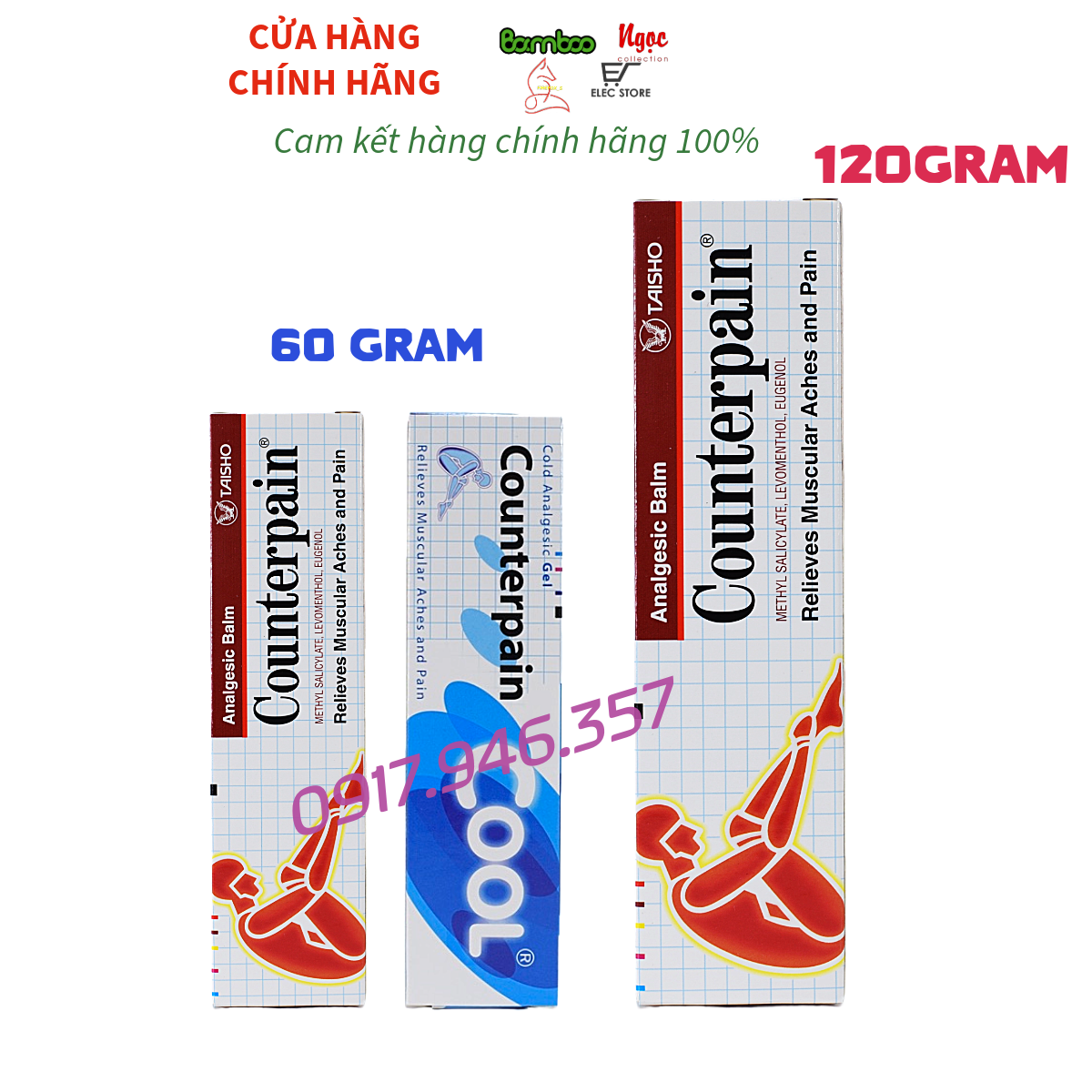 Cao Xoa Bóp Counterpain 60g Thái Lan
