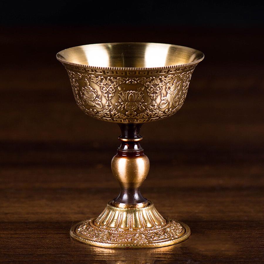 Chén đựng nến bơ đồng 9cm (GP313)