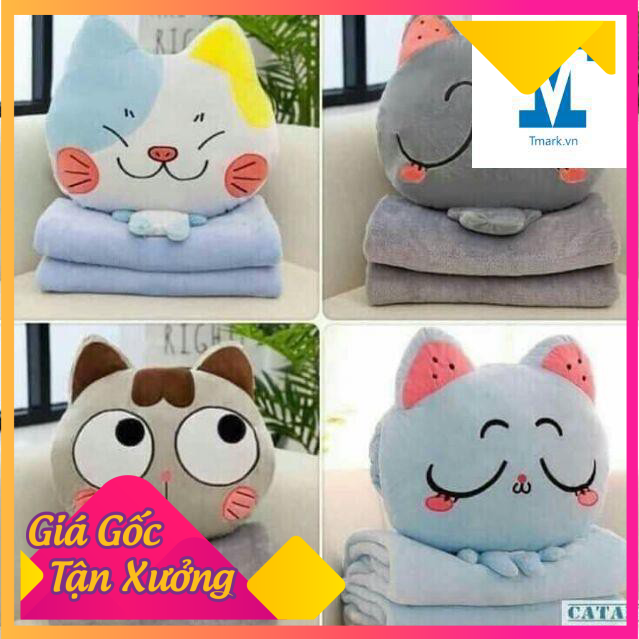 Bộ chăn gối ngủ văn phòng 3 in 1