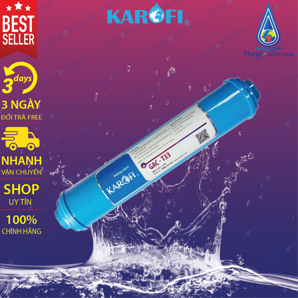 [HCM]Bộ Lõi Lọc Nước Karofi 12345