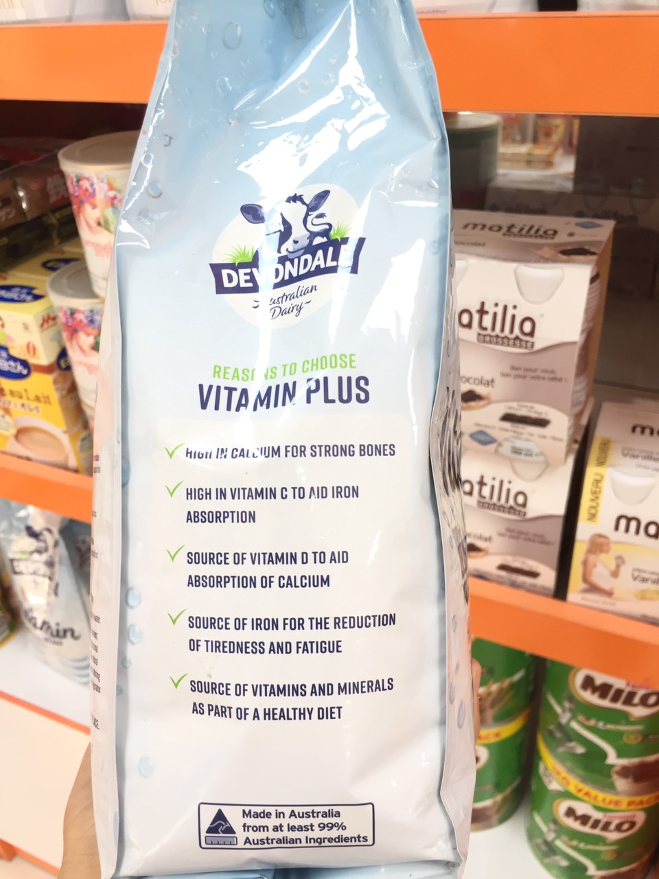 SỮA TƯƠI DẠNG BỘT DEVONDALE OUR VITAMIN PLUS 1KG ÚC