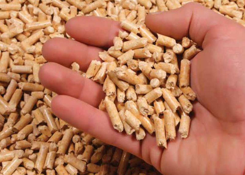 2kg Gỗ nén lót chuồng khử mùi cho thú cưng
