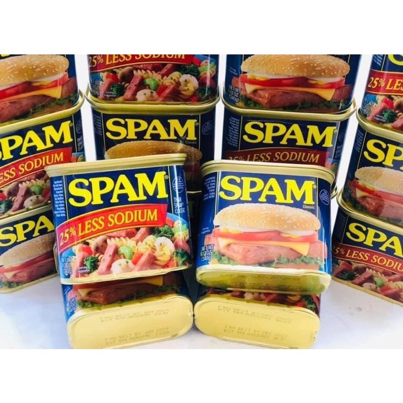 [Date 2026] Thịt hộp SPAM mỹ 340g ít mặn