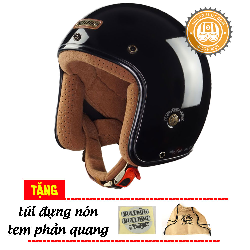 Mũ bảo hiểm Bulldog Heli Fiberglass sợi thủy tinh