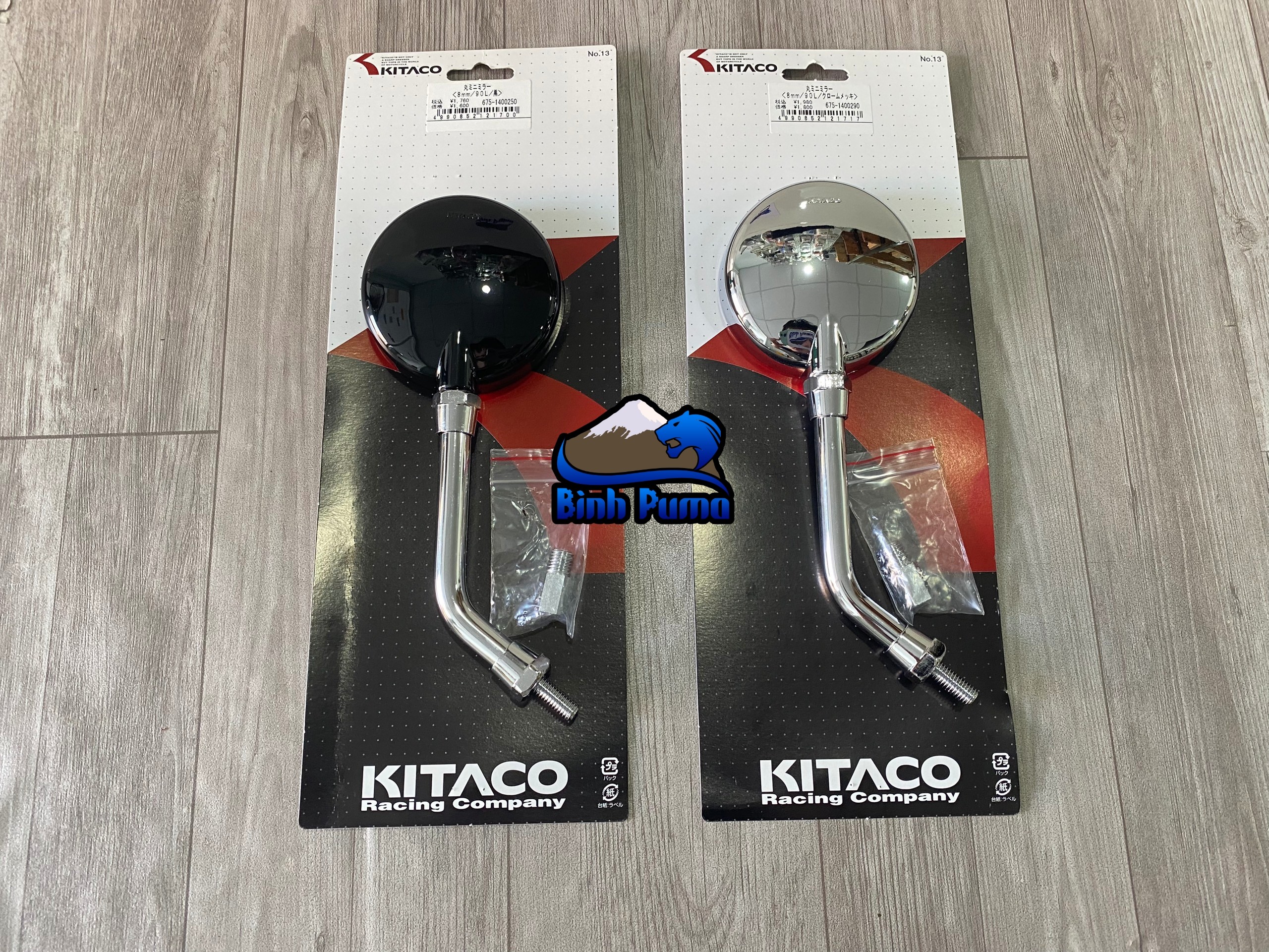 [HCM]KÍNH CHIẾU HẬU TRÒN KITACO (Chân dài)