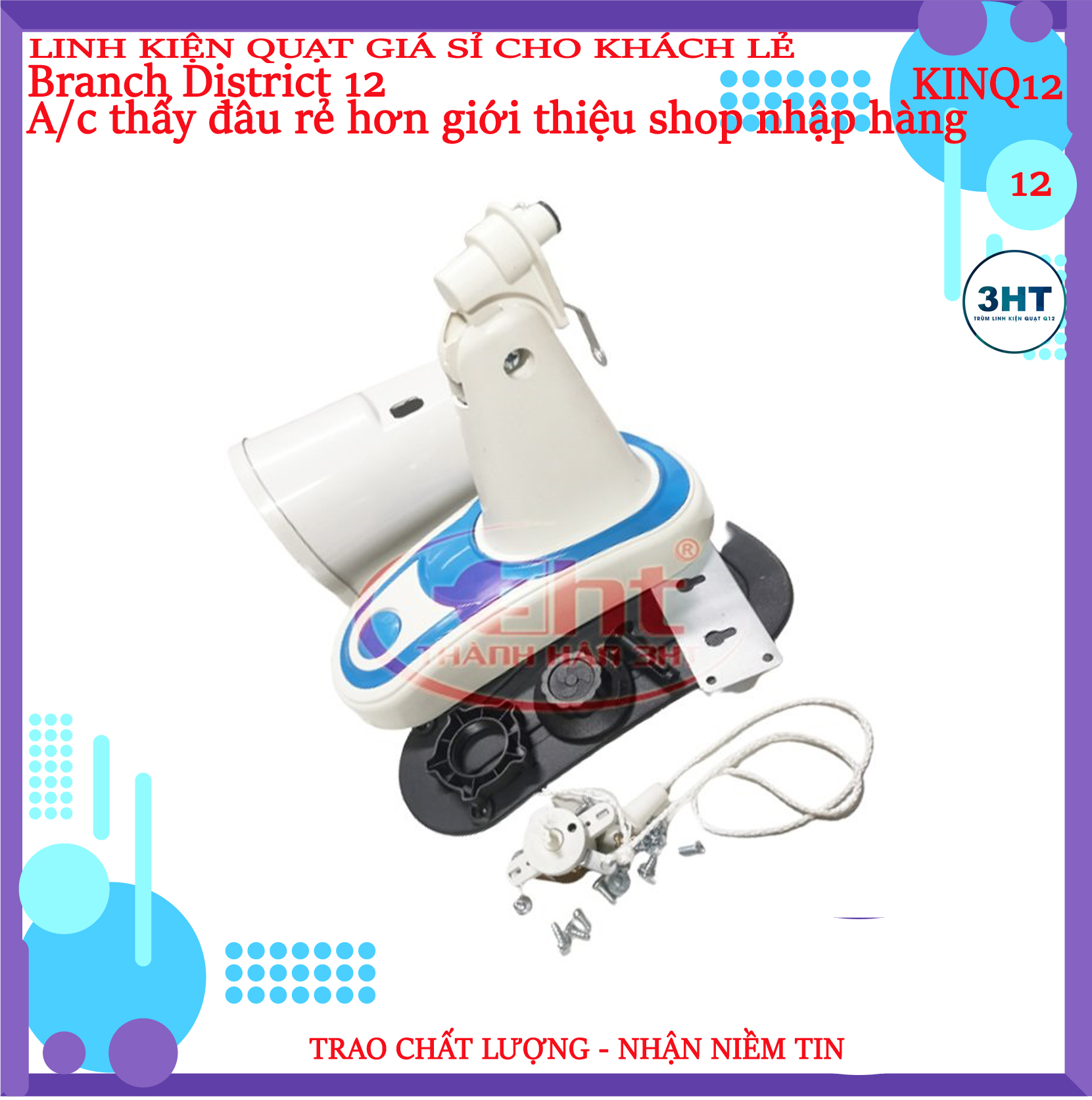 Vỏ Thân Quạt Treo Senko Mới Full Bộ