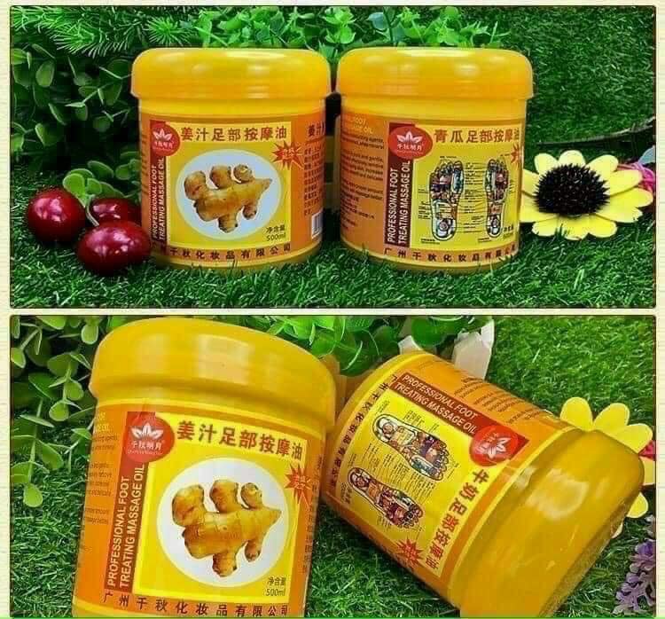 Kem massage chân gừng hũ 320g
