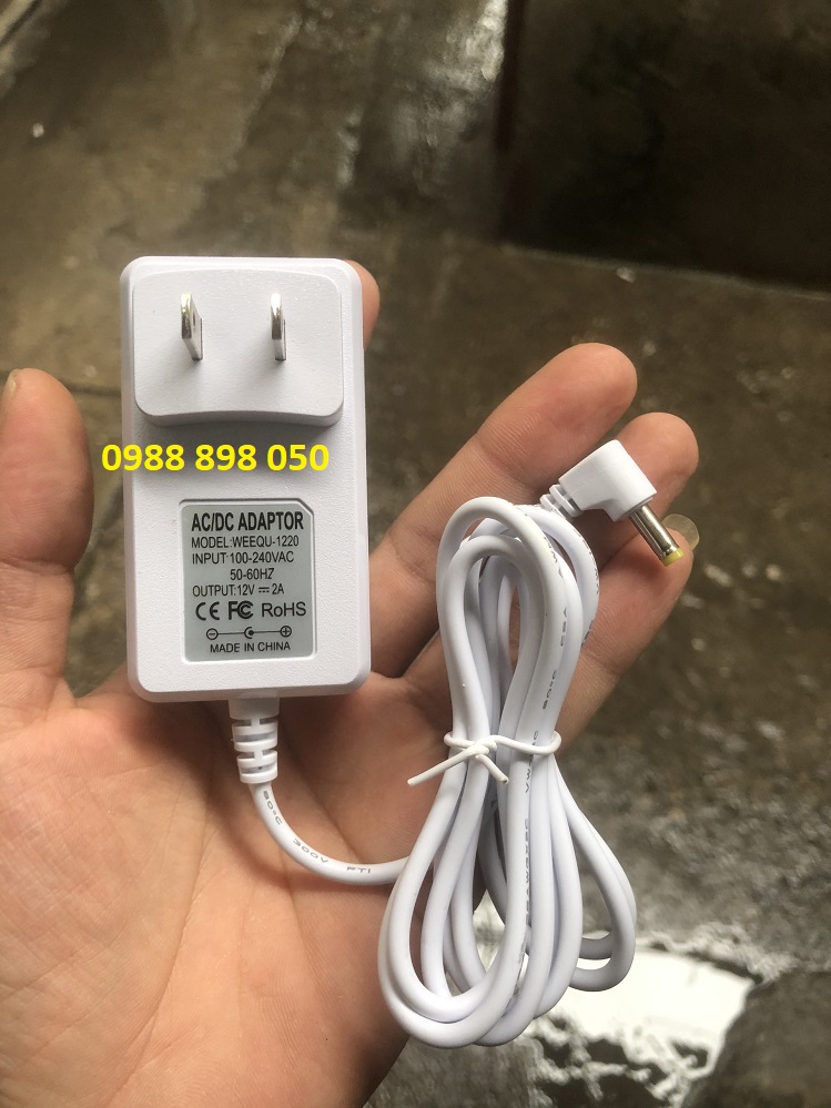 Cục nguồn 12v 2a chân cắm 4.0*1.7mm loại tốt