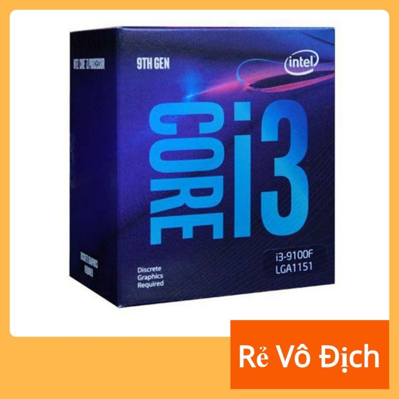Bảng giá CPU Intel Core i3-9100F (9M Cache up to 4.20GHz), sản phẩm đa dạng, chất lượng cao, cam kết hàng như hình, vui lòng inbox để shop tư vấn thêm Phong Vũ