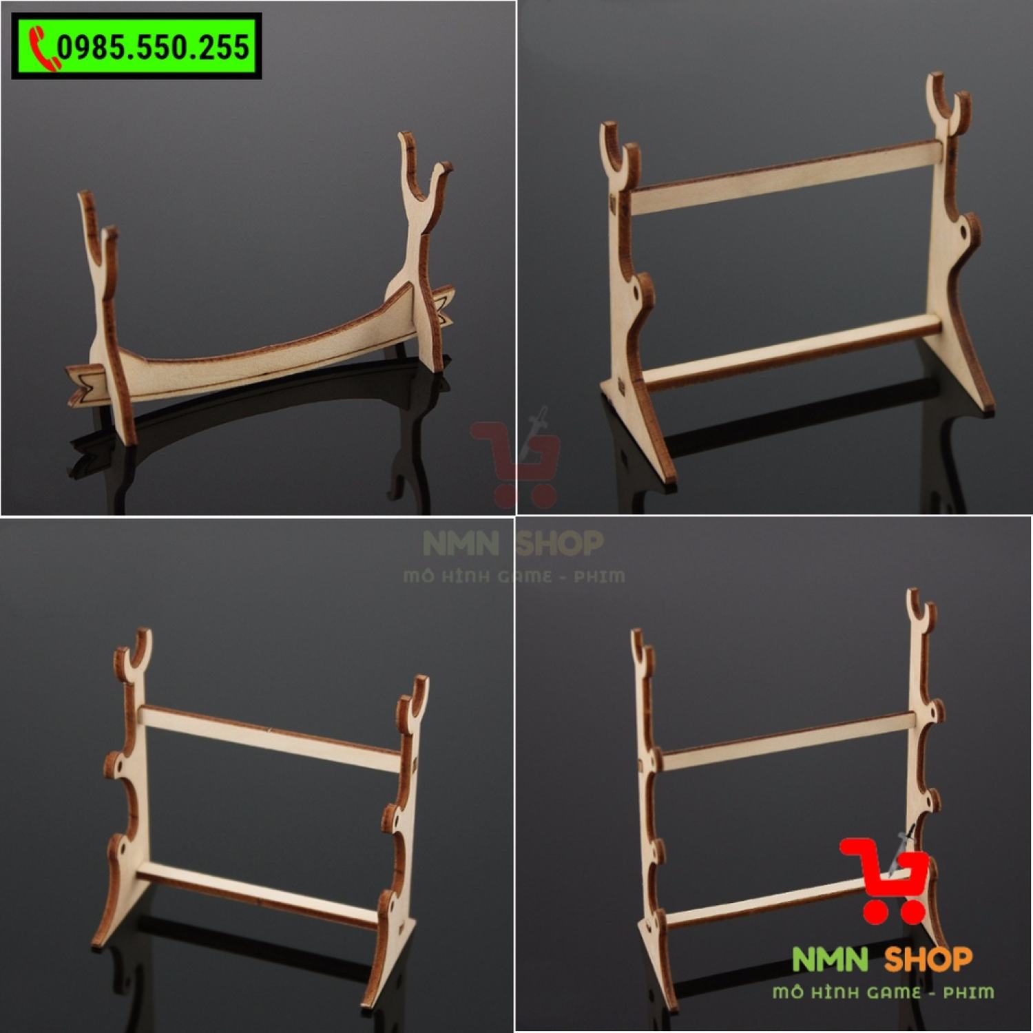 Giá đỡ mô hình bằng gỗ