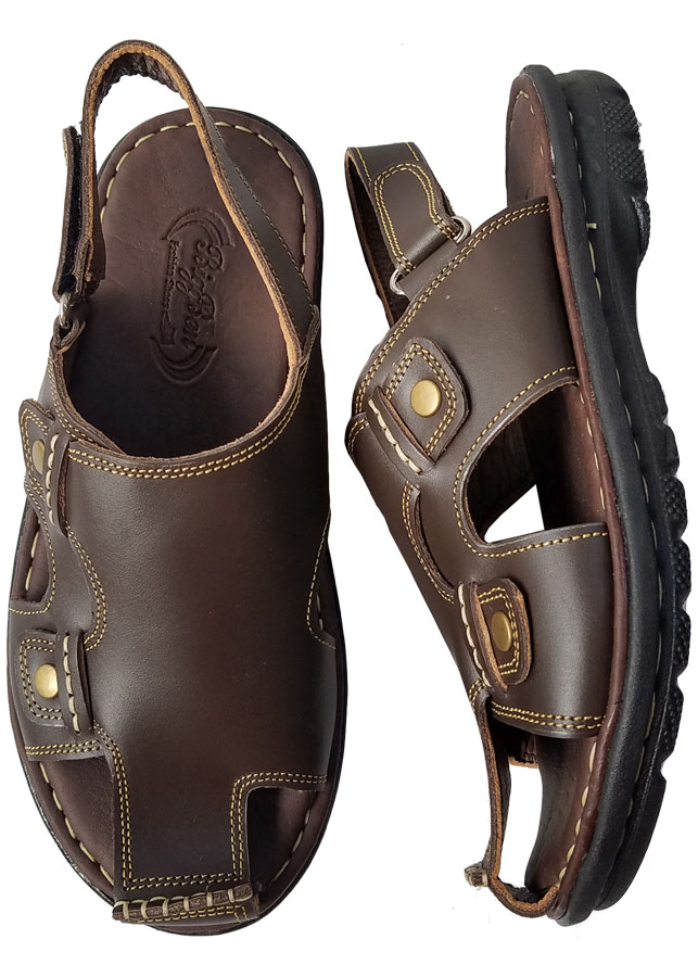 Giày Sandal Nam Bít Đầu Da Bò Thật BIGBEN SD142