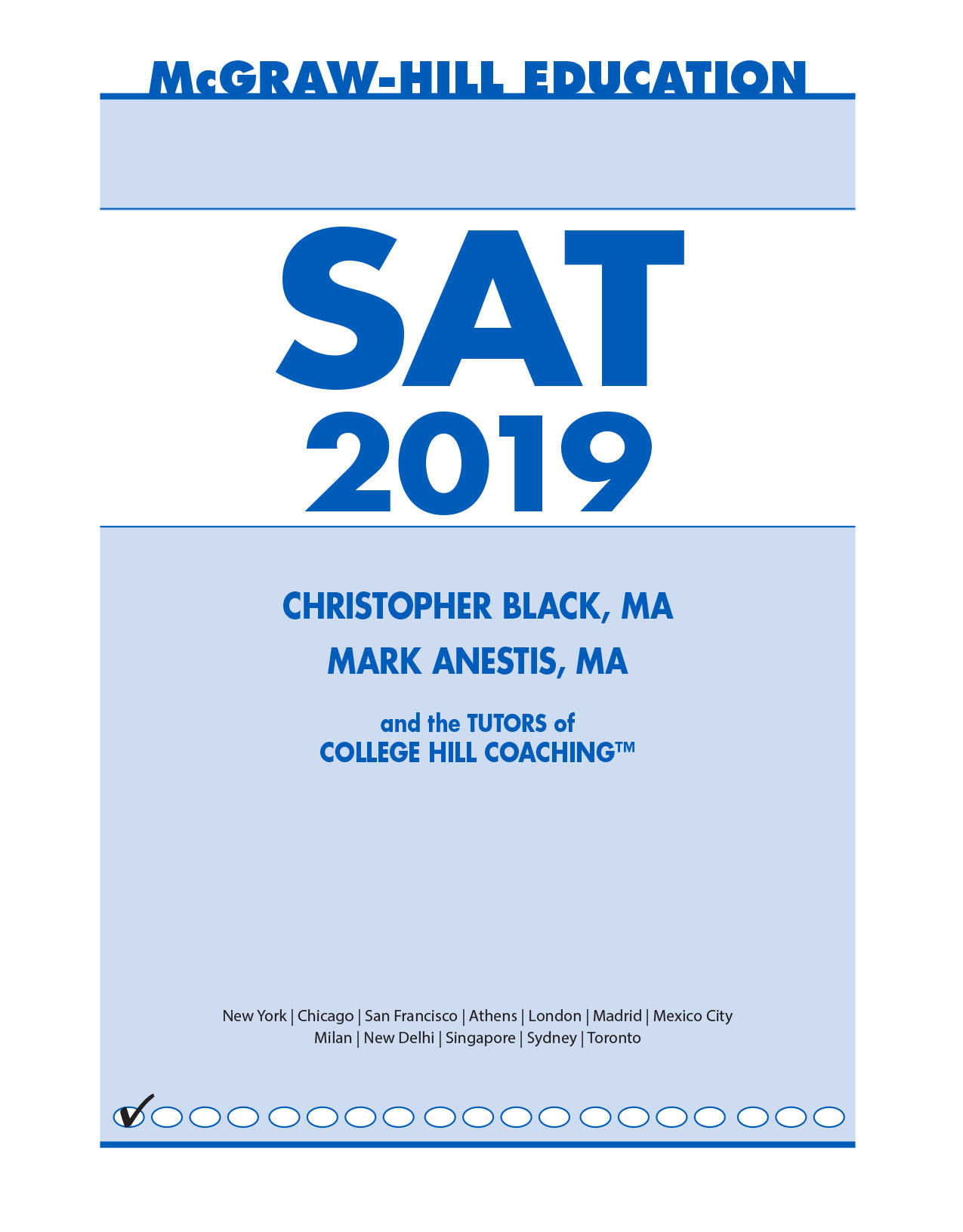 McGRAW-HILL EDUCATION SAT 2019 (Sách đen trắng)