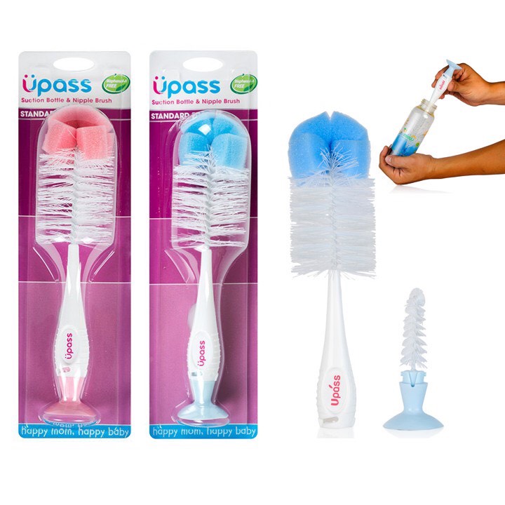 Bộ Cọ Bình Sữa Upass ( đầu mút + cước )