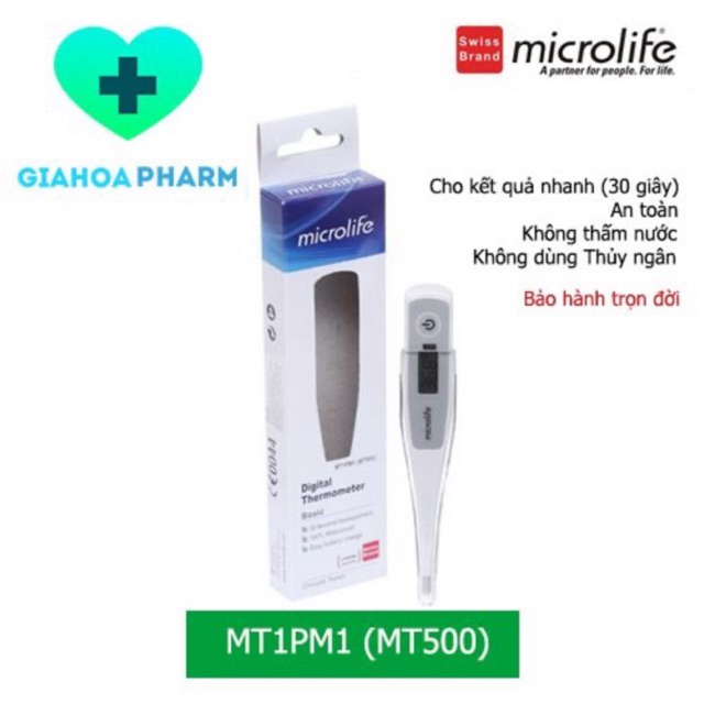 [HCM]Nhiệt kế điện tử Microlife (Dạng bút) - MT500