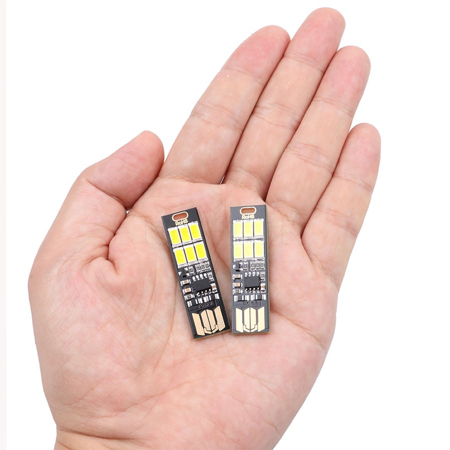 Đèn led mini 6 led cắm cổng USB cảm ứng