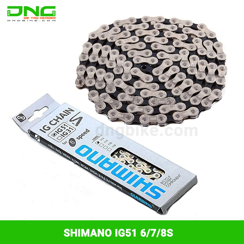 Xích xe đạp SHIMANO IG51 6/7/8S