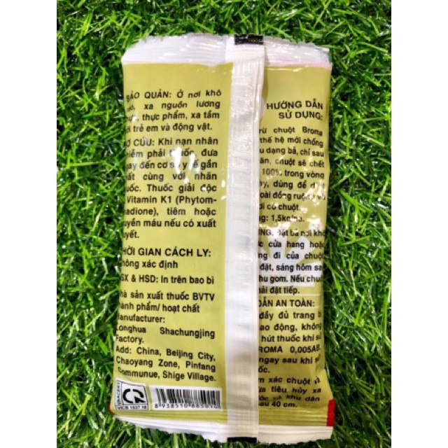 BẢ DIỆT CHUỘT SINH HỌC BROMA 1 Gói