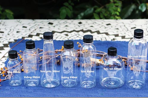 Chai nhựa PET tròn 100ml