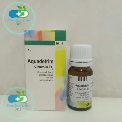 Aquadetrim vitamin D3 – Bổ sung Vitamin D3 giúp chuyển hóa canxi, giảm nguy cơ còi xương
