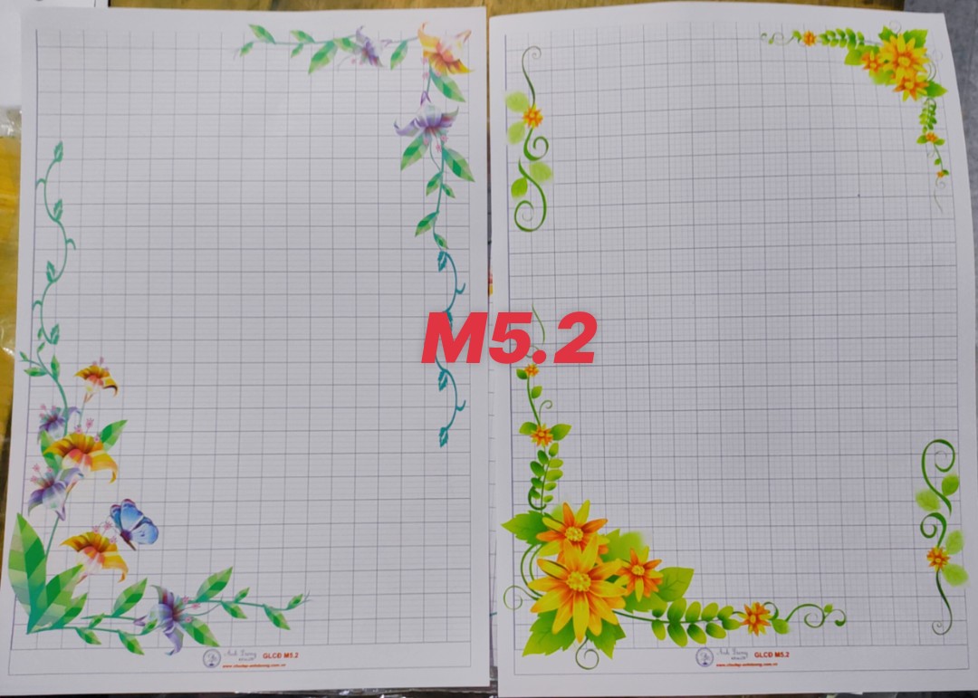 🍀 Combo 50 tờ giấy hoa (mẫu lộn xộn)