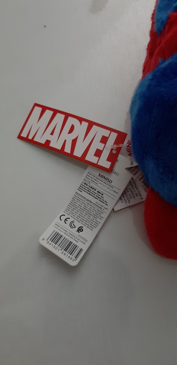 Gấu bông MARVEL Spiderman người nhện 25 cm lông xù mịn