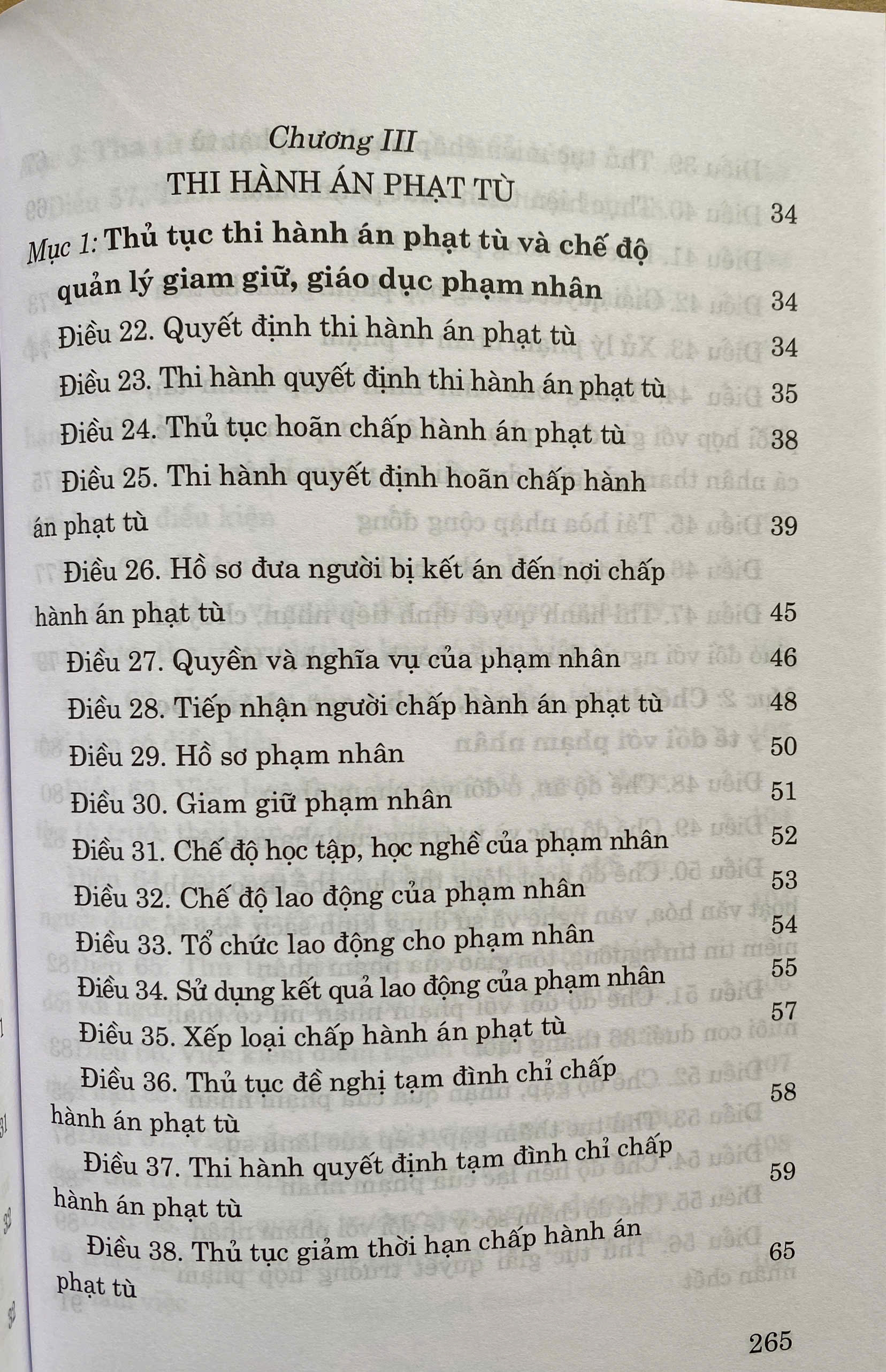 Luật Thi Hành Án Hình Sự