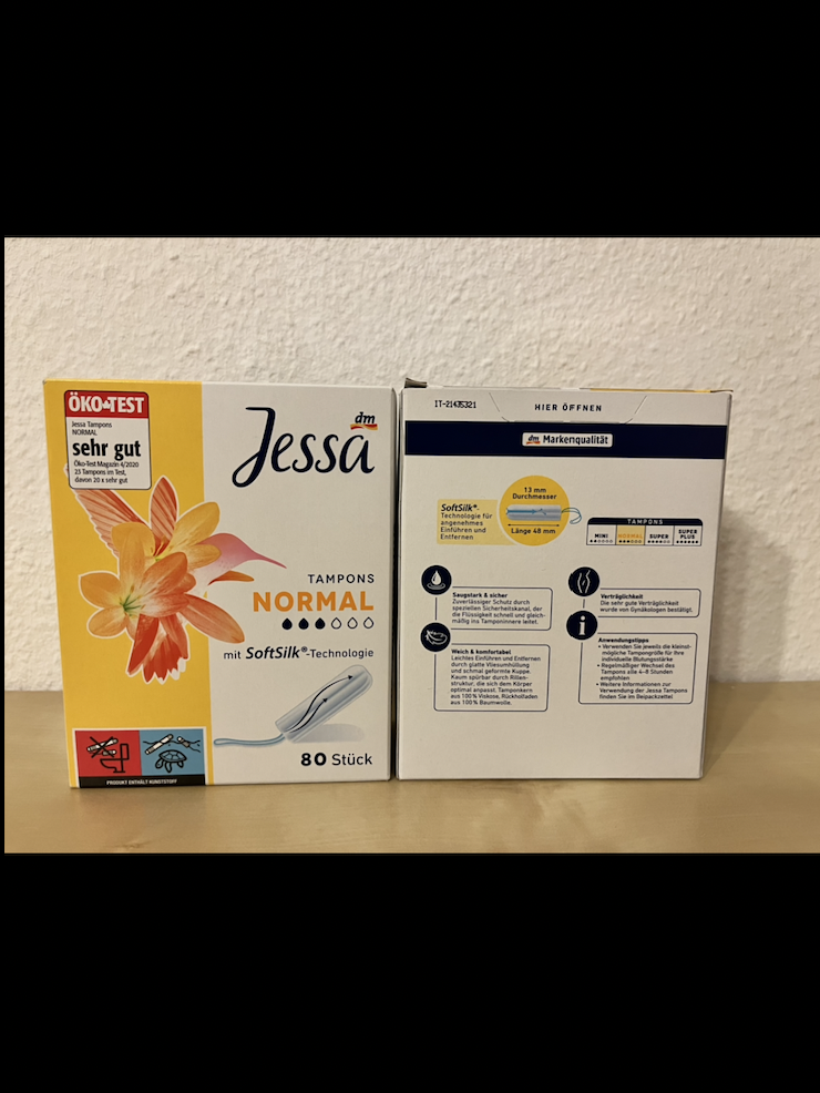 [HÀNG NỘI ĐỊA ĐỨC] - Băng vệ sinh dạng nút (Tampons) Jessa