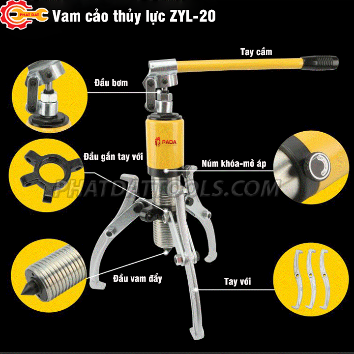 Vam Cảo Thủy Lực ZYL20