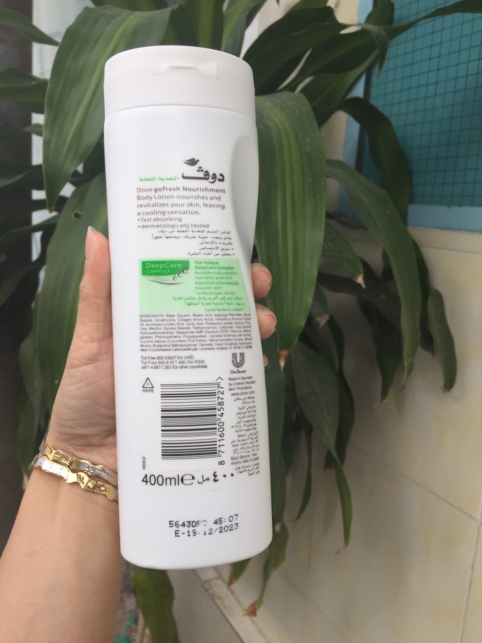 [Ảnh thật] dưỡng thể dove thái lan 40ml