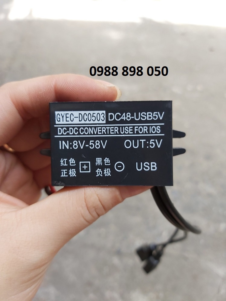 bán bộ sạc điện thoại 24v sang 5v cổng usb