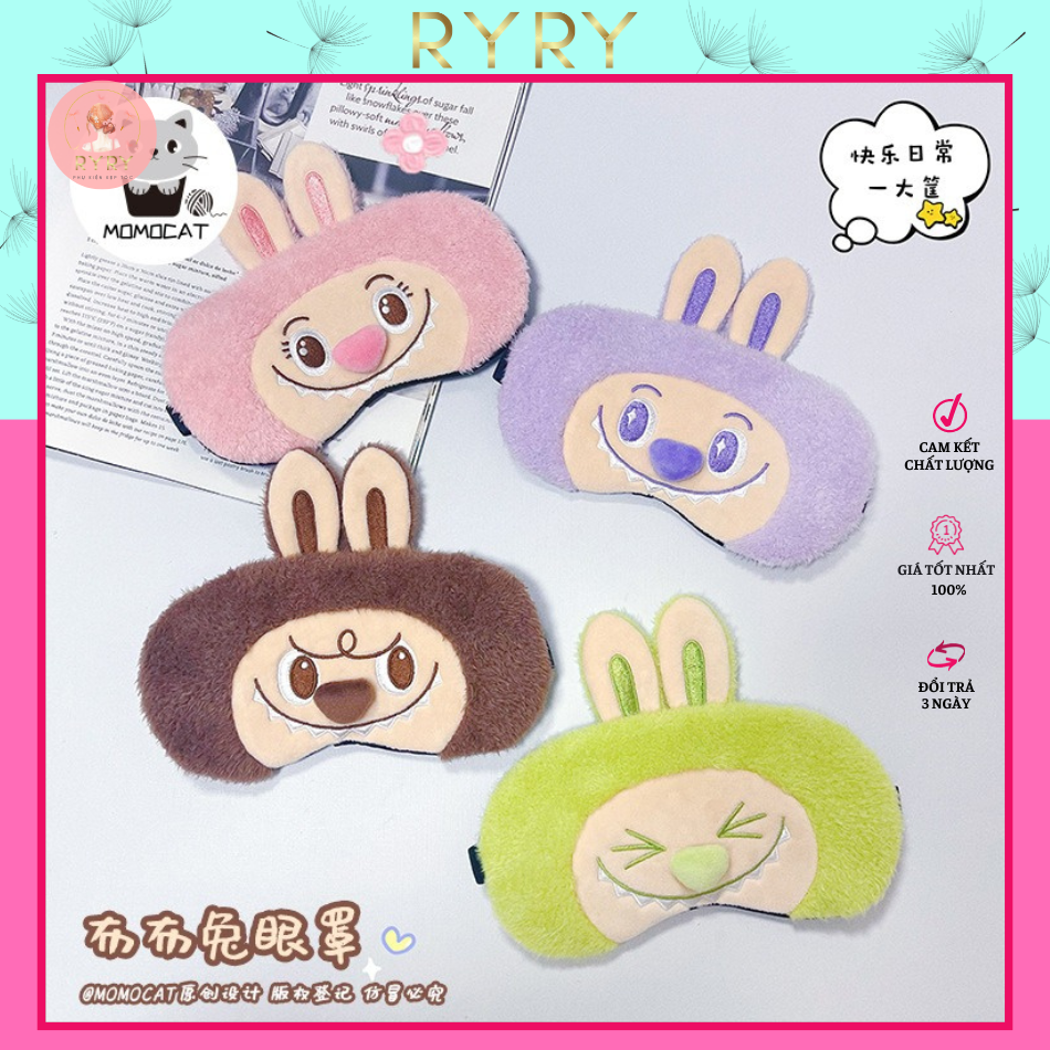 Bịt Mắt Che Mắt Ngủ Hình Thú cute( không kèm túi gel lạnh)