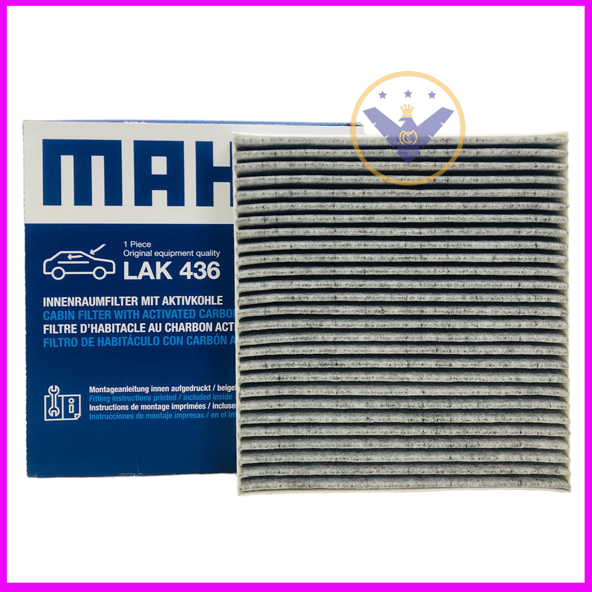Lọc gió máy lạnh cacbon than hoạt tính Hengst hoặc Mahle cho xe Honda City, Civic, CRV, HRV, Brio, Jazz