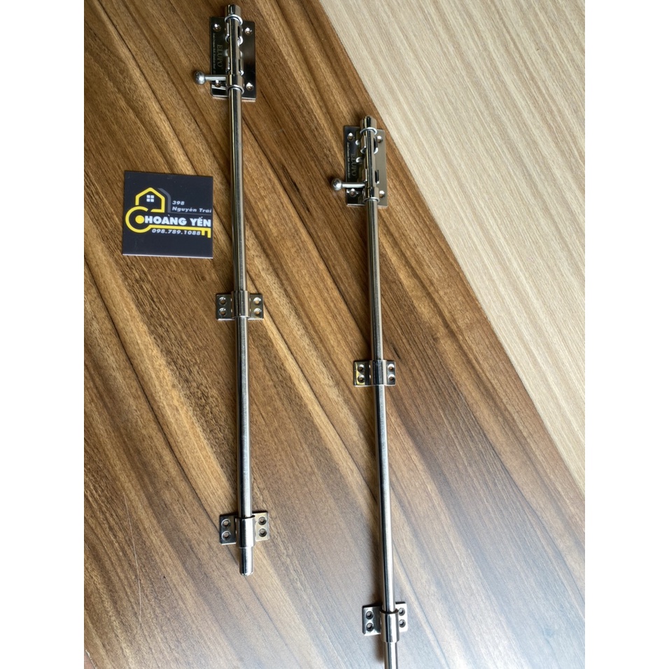 Chốt cửa inox 304 phi 14 dài 61cm - 24i, chốt cổng inox elupo