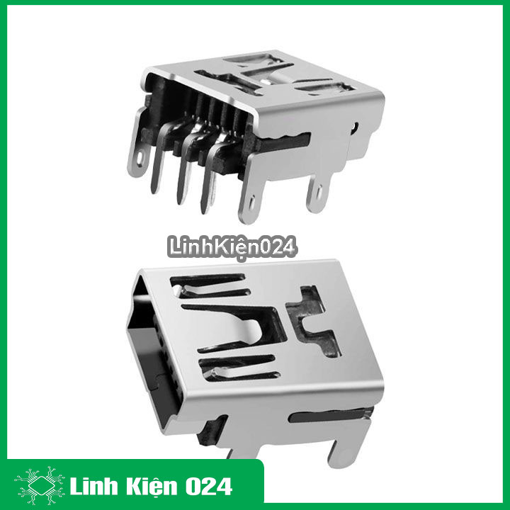 Bộ 5 cổng USB mini 5P chân cắm/chân dán