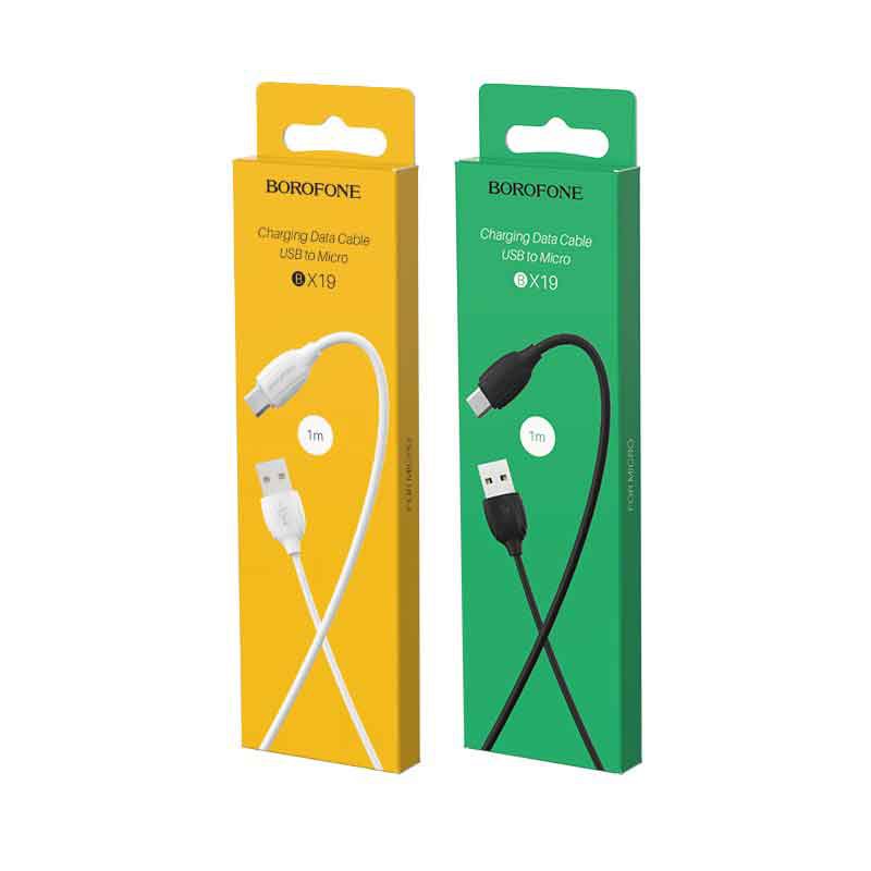 Cáp sạc borofone bx19 micro cho điện thoại dài 1m
