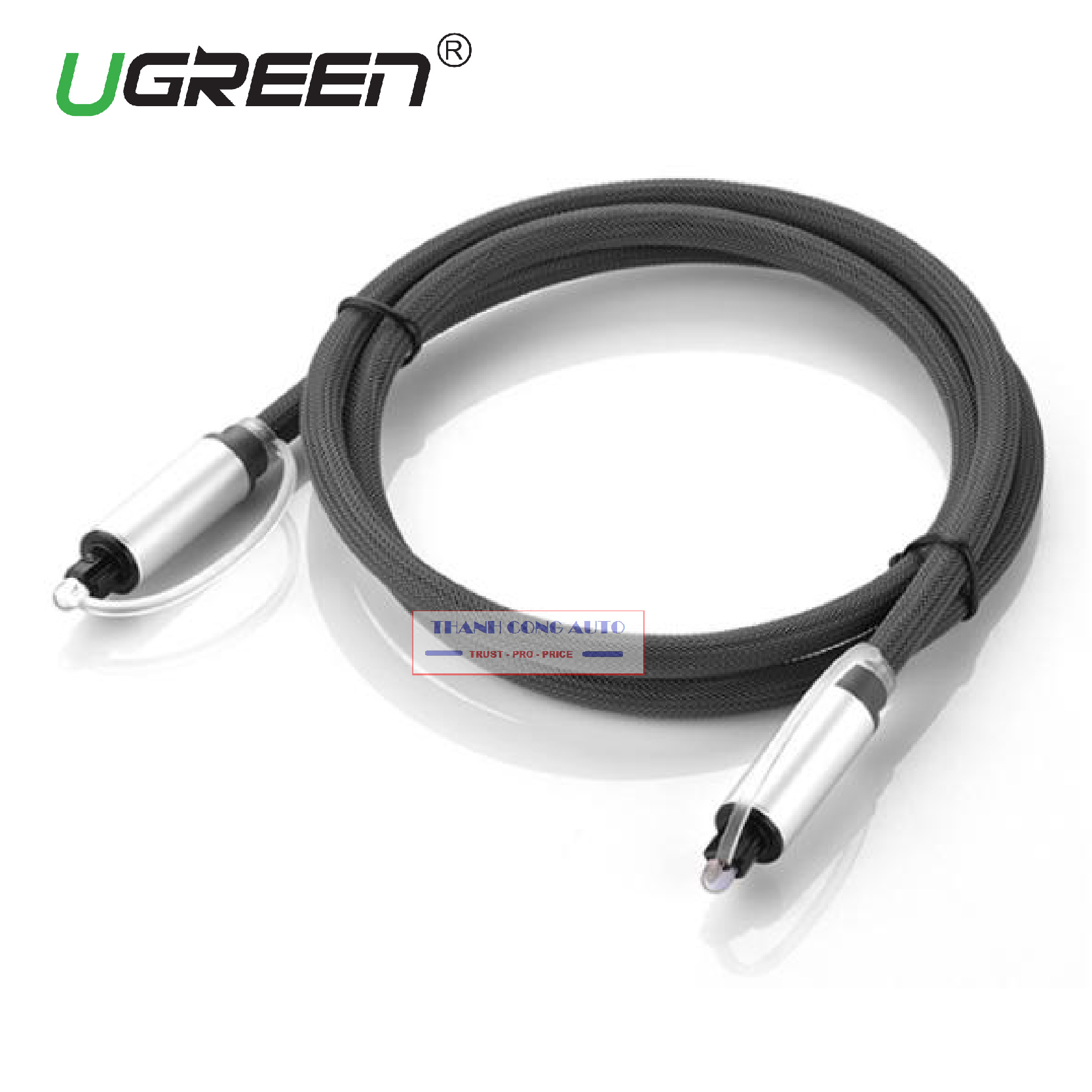 Dây audio quang (Toslink Optical) đầu nhôm cao cấp chính hãng UGREEN AV108