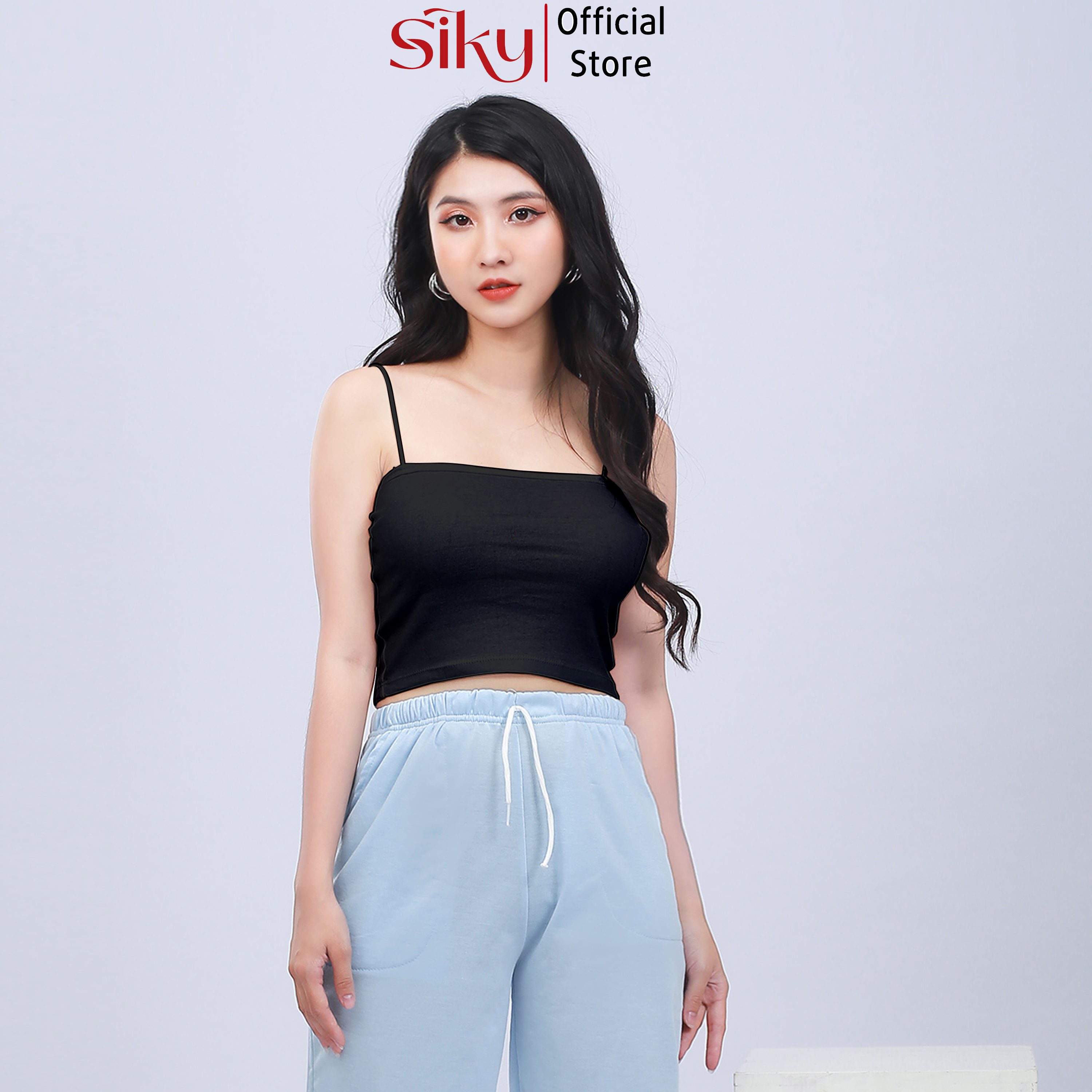 Áo 2 dây sợi bún dáng ôm -2S01
