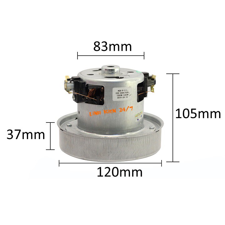 ĐỘNG CƠ MÁY HÚT BỤI UV-PM22 220VAC 1200W