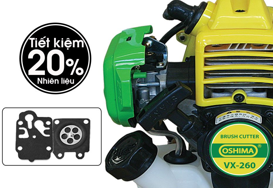 Máy Cắt Cỏ 2 Thì 750W Oshima VX-260