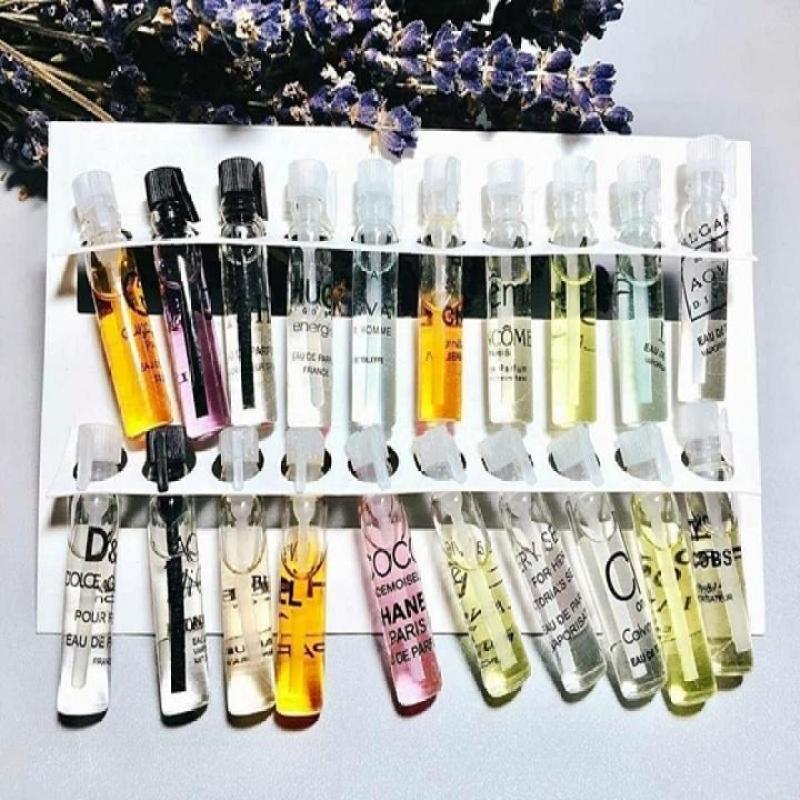 Nước Hoa 20 Test Trắng Ống Thủy Tinh 2ml