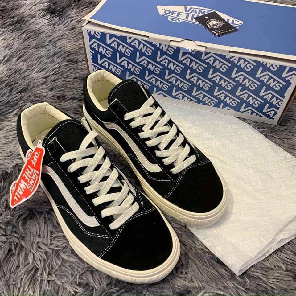 Giày sneaker giày van đen nam nữ hàng cao cấp