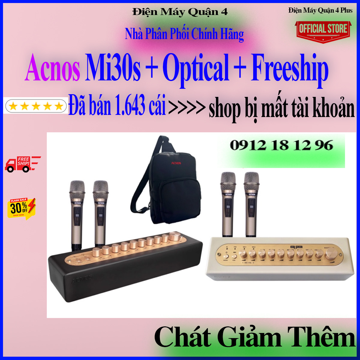 Mechanical reset acnos mi30s-genuine product