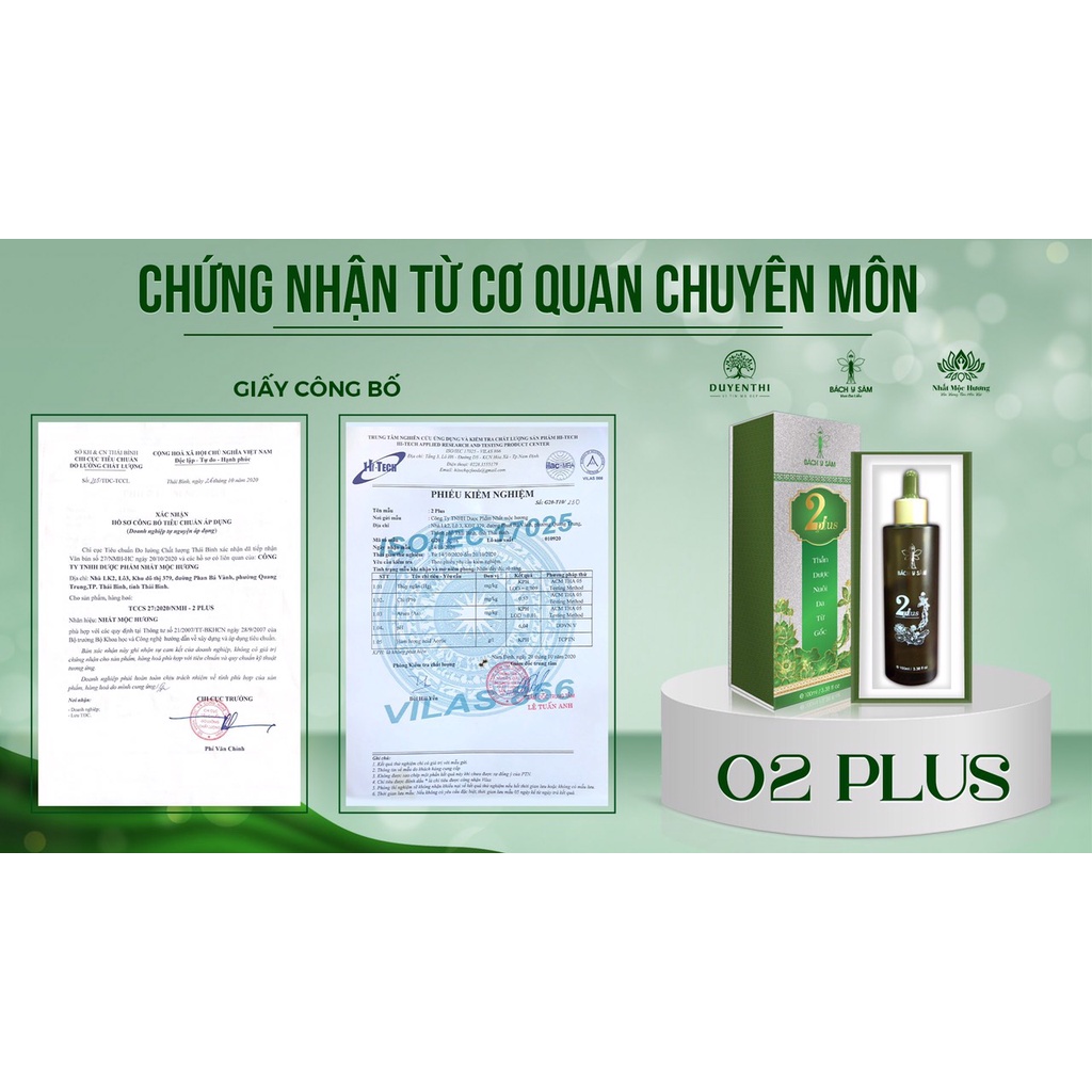 Bách Y Sâm 02 Plus CHUYÊN MỤN 30ml (Mẫu Mới Của Bạch Linh 02)